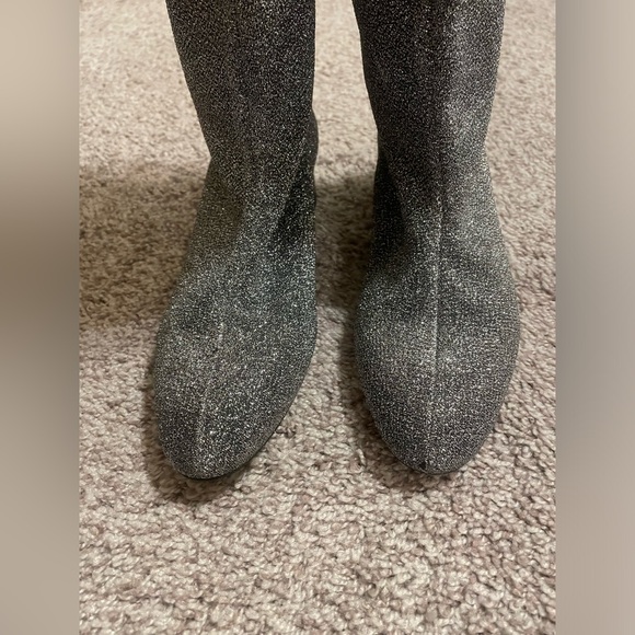 Zara shimmery boots size 8 - Picture 8 of 9